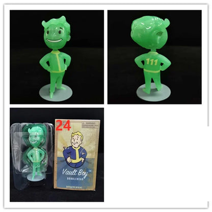 Bobblehead Cute Vault Boy Full Set Figure Toys Anime Action Figure Statue Collection Model Doll Room Ornament Toys Kids Gift