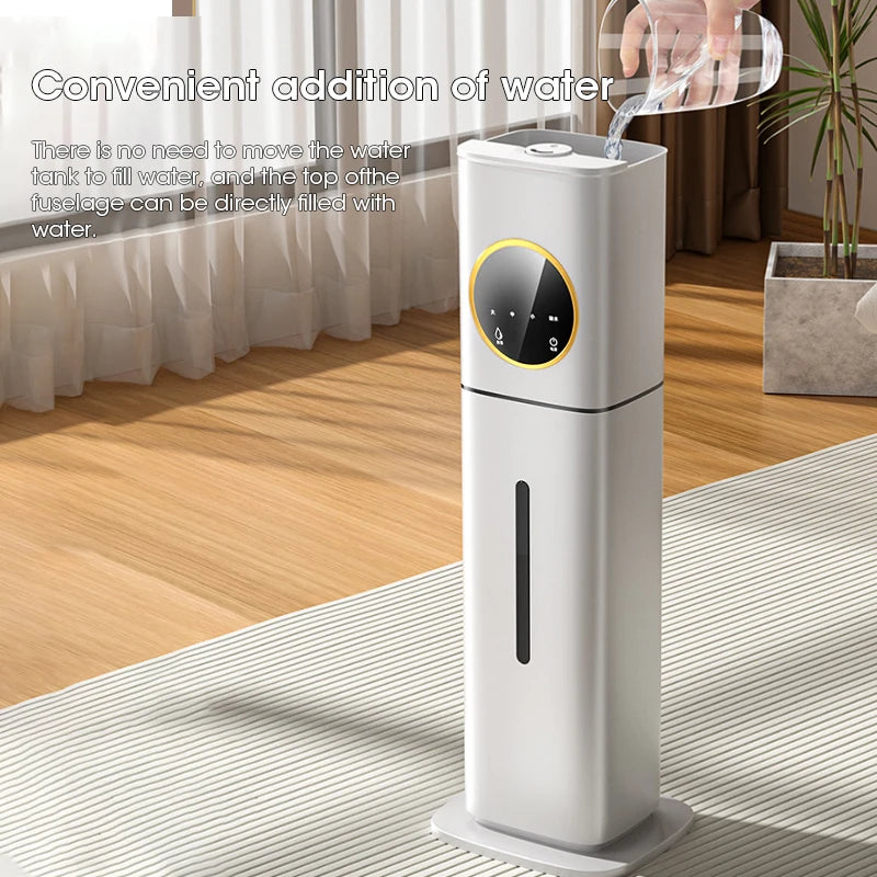 8L Big Capacity Humidifier with LED Display for Whole Room Smart Control Ultra  Cool Mist Humidifier for Home Office