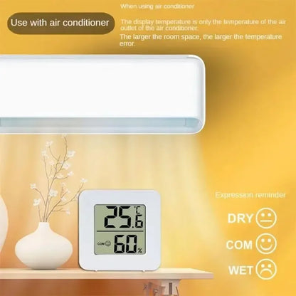 2026 New 1/4pcs Mini LCD Digital Thermometer Hygrometer Indoor Room Temperature Humidity Meter Sensor Gauge Weather Station Set