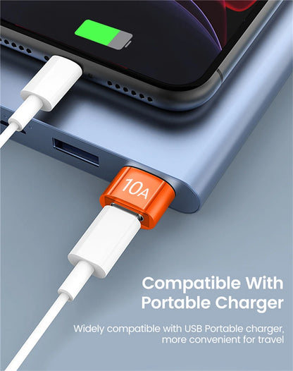 USB 3.0 10A USB A To USB C OTG Adapter Type C to USB Converter USB 3.0 Adapter For Xiaomi 12 MacBook USB To Type C OTG Connector