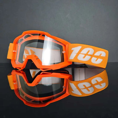 100 Motorcycle Goggles Motocross Glasses Off-road Helmet MX Moto Dirt Bike ATV Ski Outdoor  Glass Scooter Googles  Sports
