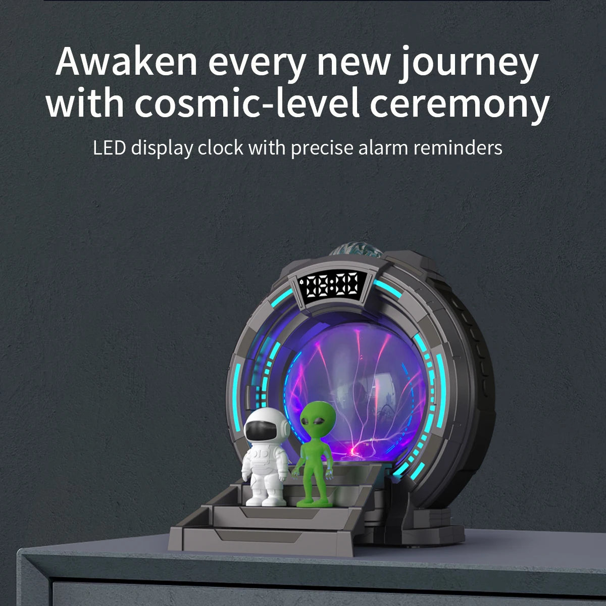 Stargate/Lander/Astronaut LED Projector Light USB Atmosphere Night Light Christmas Gift Bluetooth Speaker,for Room Party Decor