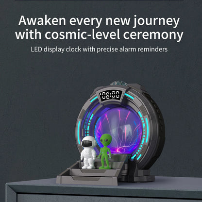 Stargate/Lander/Astronaut LED Projector Light USB Atmosphere Night Light Christmas Gift Bluetooth Speaker,for Room Party Decor