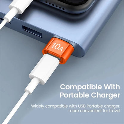 USB 3.0 10A USB A To USB C OTG Adapter Type C to USB Converter USB 3.0 Adapter For Xiaomi 12 MacBook USB To Type C OTG Connector