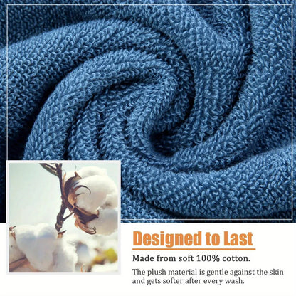 100% Pure Cotton Bath Towel, Soft and Absorbent Multi-Purpose High-Quality Quick-Dry Bathroom Towel
