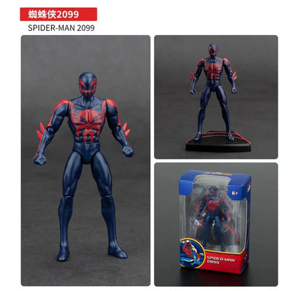 ZD Original Spider Man 4inch GREEN GOBLIN Doctor Octopus VENOM Action Figures MILES GWEN ELECTRO SCARLET SPIDER 2099 RHINO Toys