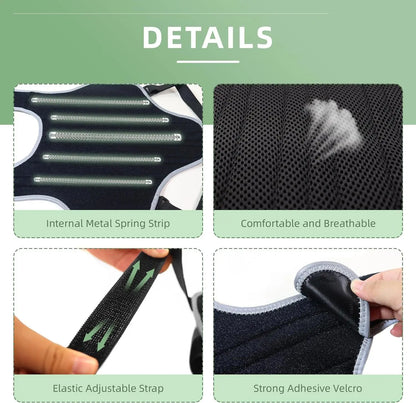 Pet Protective Gear for Dog Intervertebral Disc Injuries, Support Vest, Pet Back Fracture Pain Relief Band