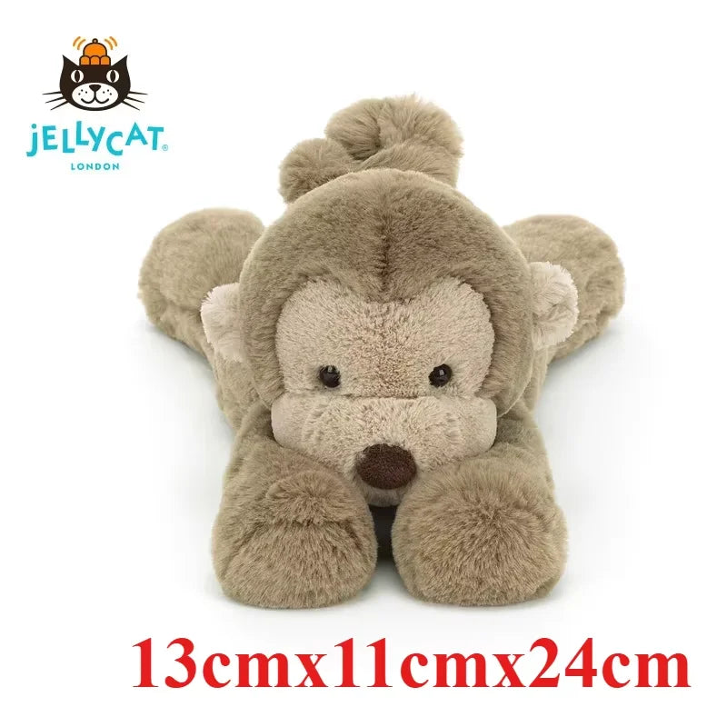 Jellycat large stuffed toy monkey; Bathrobe bear; Stuffed bear; Stuffed toy; Shy stuffed toy monkey; Fun party gift