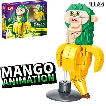 Tung Tung Sahur‌ Figure Block Toy Tralalero Tralala‌，LiriLi Larlla‌，‌Boneca Ambalam‌ Figure Toys Building Blocks Gift Blind Box