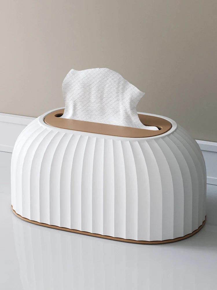 1 Piece Of Household Extraction Paper Box, With Spring, High Appearance Level, Light Luxury, Living Room, Desktop, Tissue Box
