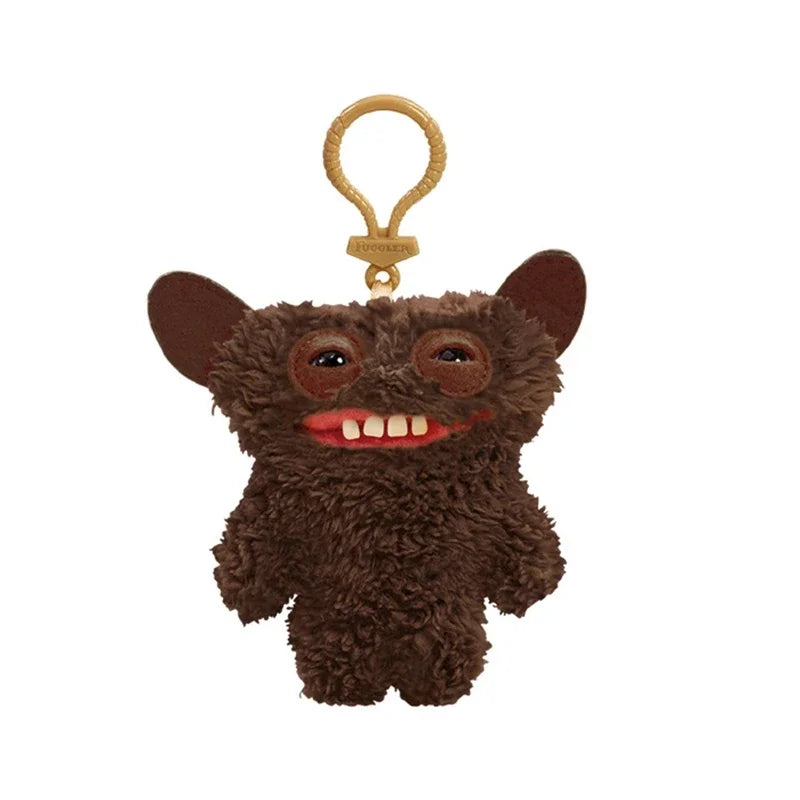 Fuggler Keychain Series 5 Funny Fugg Ugly Monster Plush Toys Cartoon Backpack Fuggler Pendant Dolls Stuffed Peluche Gifts 11CM
