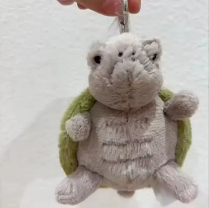 @@Jelly Pendant Keychain Cute Girl Bag Pendant Plush Toy Keyring Plush Toy Kawaii Holiday Gift G