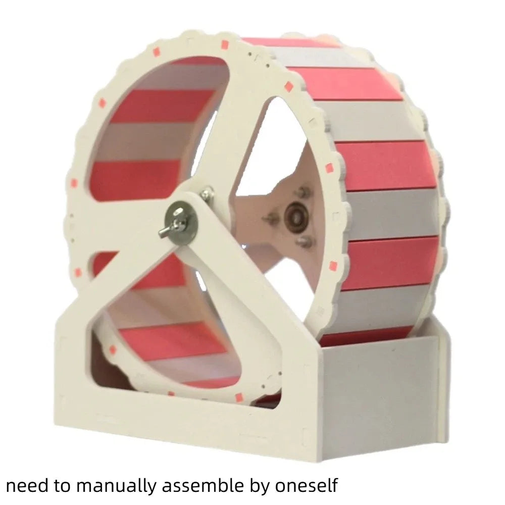 Durable Plastic Hamster Running Wheel Silent Stable Base Rodent Running Wheel 21cm Colorful Exercise Wheel Pet Exercise