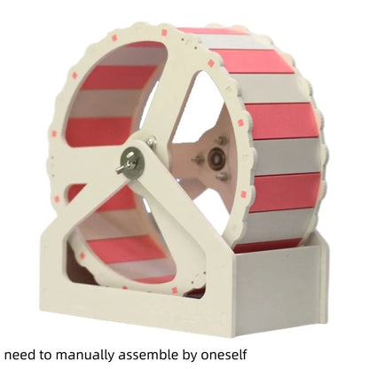 Durable Plastic Hamster Running Wheel Silent Stable Base Rodent Running Wheel 21cm Colorful Exercise Wheel Pet Exercise