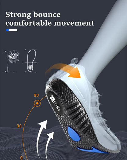 1Pair Height Increase Insoles for Feet PU Memory Foam Shoes Pad Breathable Orthopedic Heel Lift Insole for Sport Running Care
