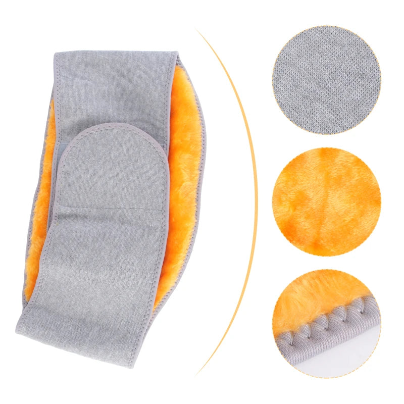 Winter Thicken Plush Waist belt Thermal Warmer Lumbar Support Belt Abdominal Protector Body Wrap Band Back Brace Kidney Binder
