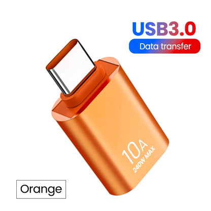 USB 3.0 10A USB A To USB C OTG Adapter Type C to USB Converter USB 3.0 Adapter For Xiaomi 12 MacBook USB To Type C OTG Connector