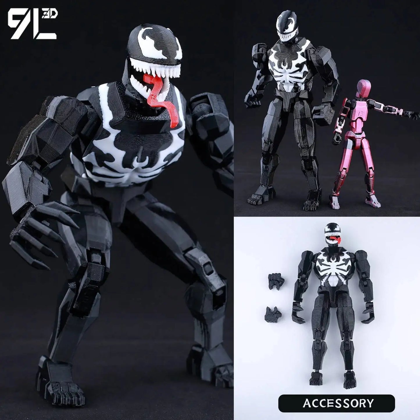 9L3D Superman Invincible Boy Batman Action Figure LUCKY13 Multi-Jointed Poseable T13 Titan13 Hero Model Dummy13 Collectible Toys