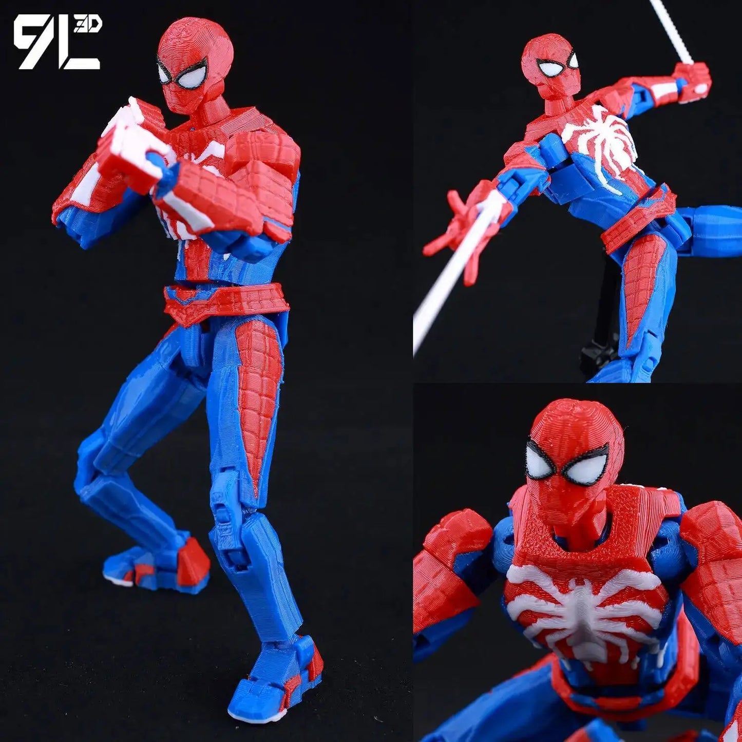 9L3D Superman Invincible Boy Batman Action Figure LUCKY13 Multi-Jointed Poseable T13 Titan13 Hero Model Dummy13 Collectible Toys
