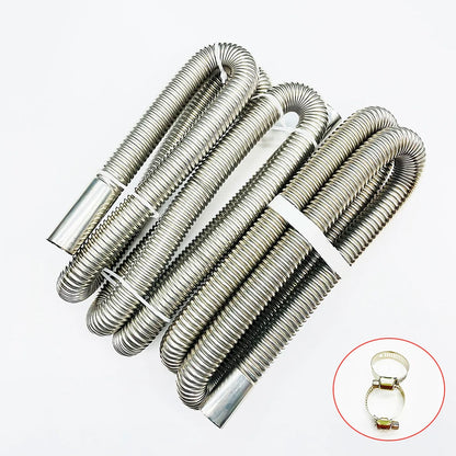300CM Air Diesel Parking Heater Stainless Steel Exhaust Pipe Tube Gas Vent Hose for Eberspacher Webasto Car Heater Parts
