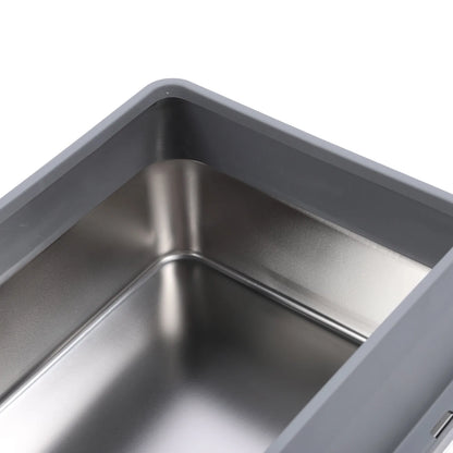 Stainless Steel Litter Box Stainless Steel Cat Litter Box Odorless Spacious Easy To Clean High Strength with Lid for Large Cats