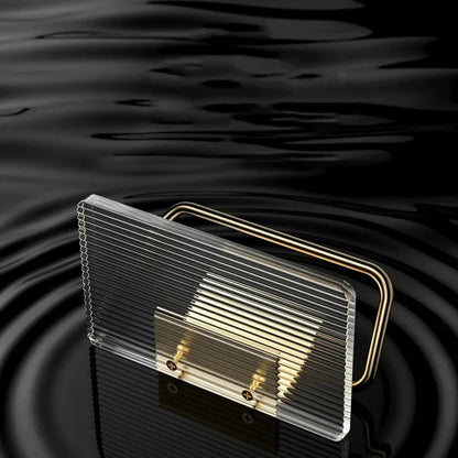 Luxury Gold Toilet Paper Holder with Shelf No Punching Acrylic Roll Paper Holder Tissue Hanger Bathroom Accessories  Bathroom