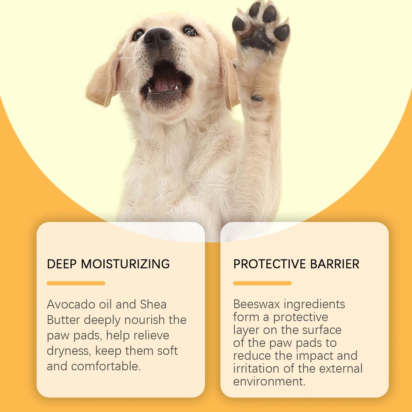 YEGBONG Paw Balm Moisturizing Care for Cat and Dog Claws and Feet, Moisturizing and Nourishing Pet Claws Dog cream for Paws