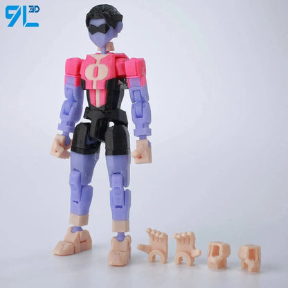 9L3D Superman Invincible Boy Batman Action Figure LUCKY13 Multi-Jointed Poseable T13 Titan13 Hero Model Dummy13 Collectible Toys