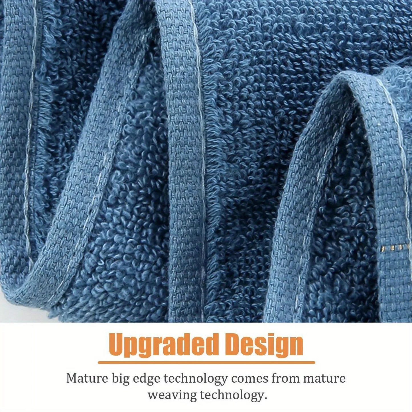 100% Pure Cotton Bath Towel, Soft and Absorbent Multi-Purpose High-Quality Quick-Dry Bathroom Towel