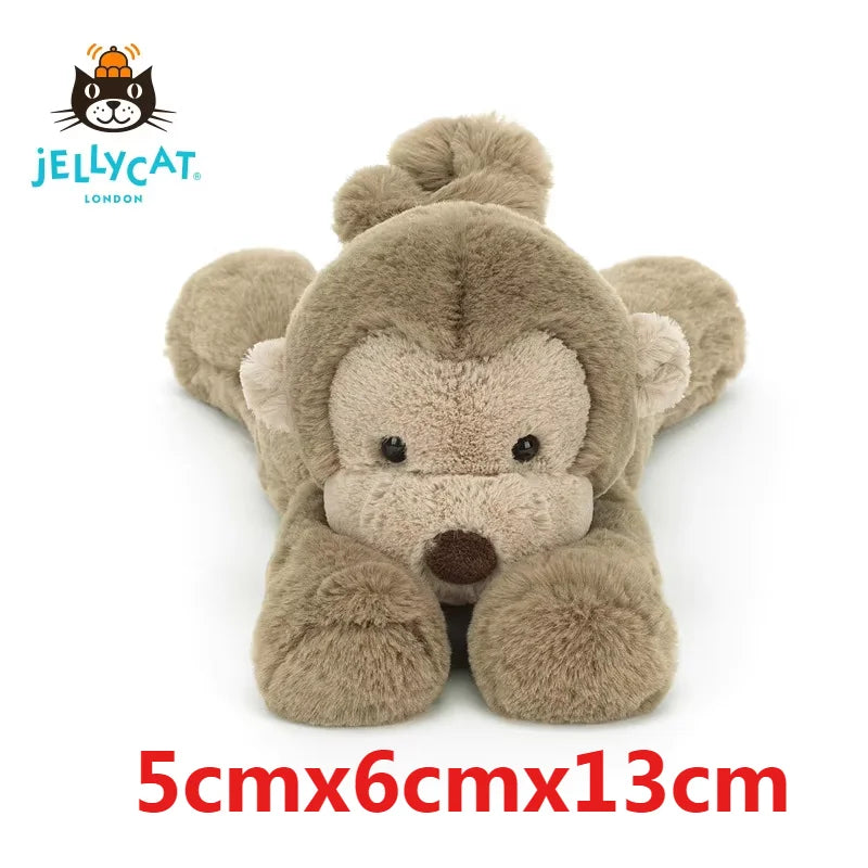Jellycat large stuffed toy monkey; Bathrobe bear; Stuffed bear; Stuffed toy; Shy stuffed toy monkey; Fun party gift