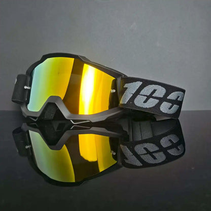 100 Motorcycle Goggles Motocross Glasses Off-road Helmet MX Moto Dirt Bike ATV Ski Outdoor  Glass Scooter Googles  Sports