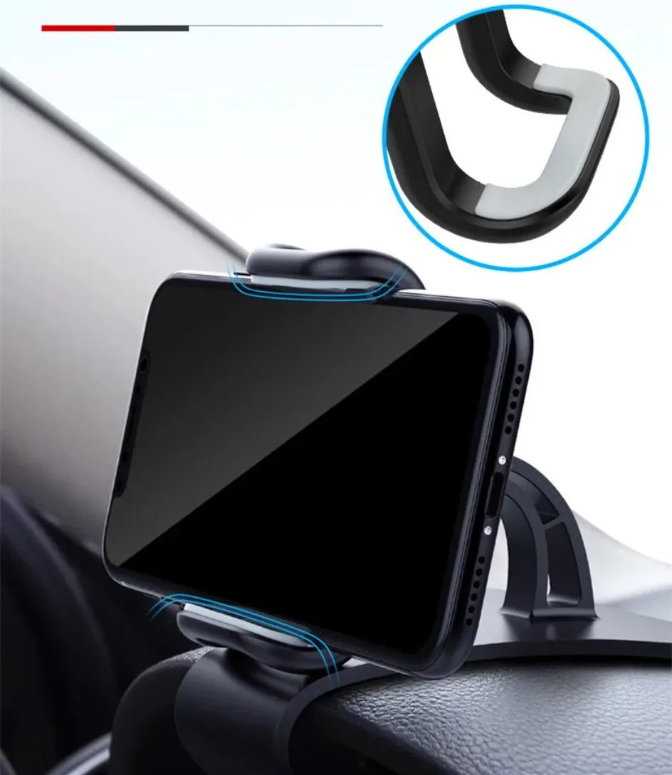 Universal Car Phone Holder Stand Dashboard Car Clip Mount GPS Bracket 360° Rotatable Phone GPS Support in Car For iPhone Xiaomi