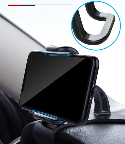 Universal Car Phone Holder Stand Dashboard Car Clip Mount GPS Bracket 360° Rotatable Phone GPS Support in Car For iPhone Xiaomi