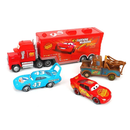 8/13/15Pcs Disney Pixar Cars Gift Box Metal Diecast lightning McQueen Car Model Toy Jackson Uncle Truck Boy Birthday Toys