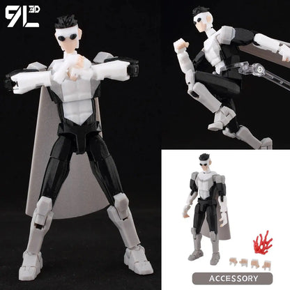 9L3D Superman Invincible Boy Batman Action Figure LUCKY13 Multi-Jointed Poseable T13 Titan13 Hero Model Dummy13 Collectible Toys