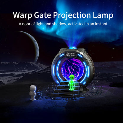 Stargate/Lander/Astronaut LED Projector Light USB Atmosphere Night Light Christmas Gift Bluetooth Speaker,for Room Party Decor