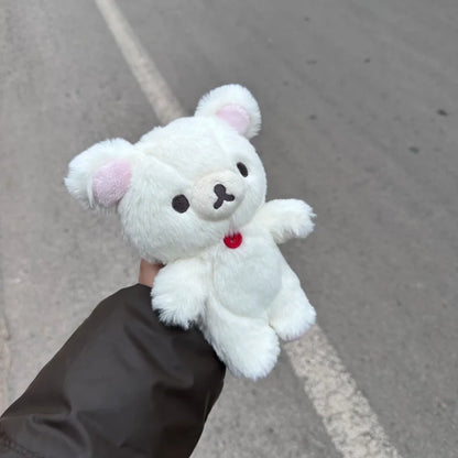 20cm Rilakkuma Plush Doll Long Haired Series Super Soft Kawaii Cartoon Bear Cute Stuffed Animal Basic Style Kids Gift