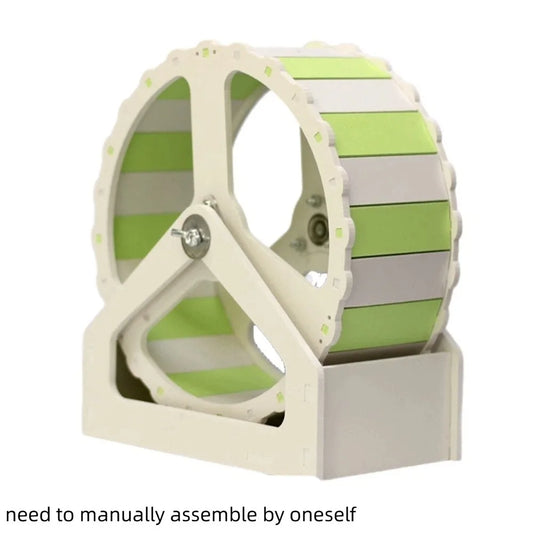 Durable Plastic Hamster Running Wheel Silent Stable Base Rodent Running Wheel 21cm Colorful Exercise Wheel Pet Exercise