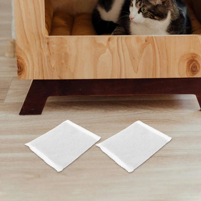 6pcs Cat Litter Box Carbon Filters High Efficiency Odor Elimination Safe Material Easy Replacement Universal Compatibility For