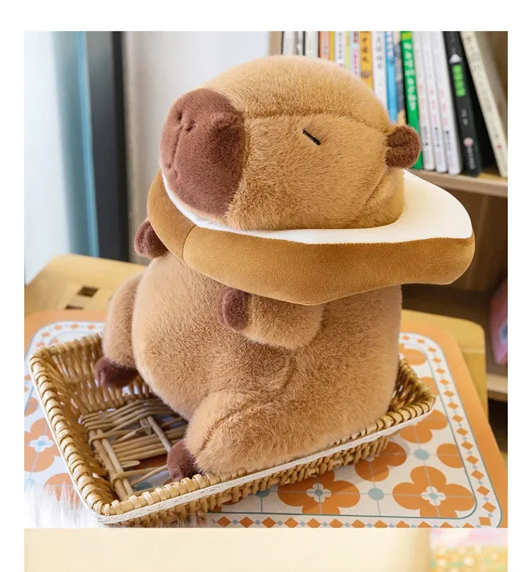 Capybara Plush Toy Stuffed Animal Soft Hugging Capybara Ornament Plush Toy Doll for Kids Adults Birthday Gift Home Decoration