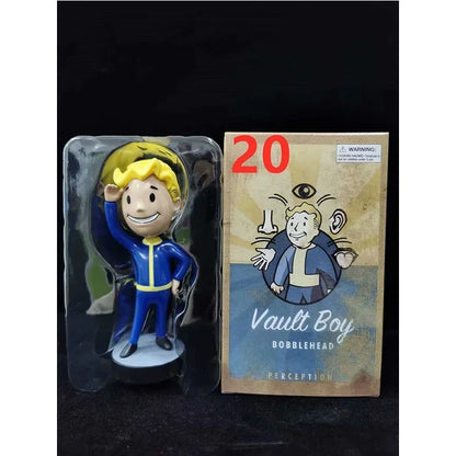 Bobblehead Cute Vault Boy Full Set Figure Toys Anime Action Figure Statue Collection Model Doll Room Ornament Toys Kids Gift