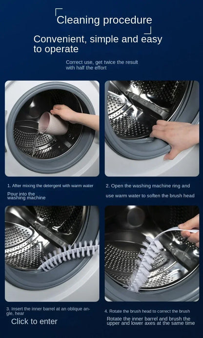 Drum Washing Machine Brush Universal Cleaning Brush Radiator Dryer Machine  Inner Barrel Long Brush Handle Washing Clean Tool