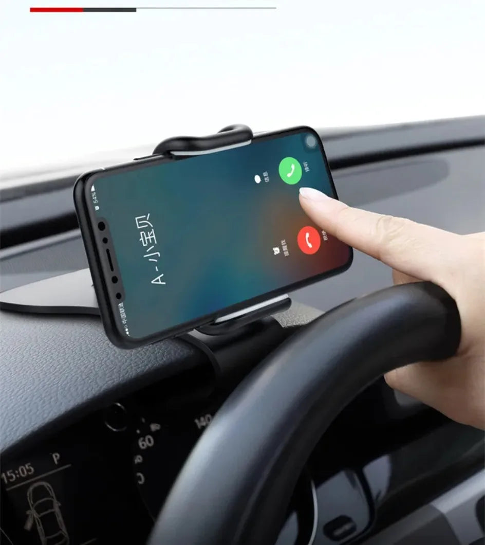Universal Car Phone Holder Stand Dashboard Car Clip Mount GPS Bracket 360° Rotatable Phone GPS Support in Car For iPhone Xiaomi