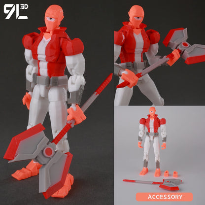 9L3D Superman Invincible Boy Batman Action Figure LUCKY13 Multi-Jointed Poseable T13 Titan13 Hero Model Dummy13 Collectible Toys