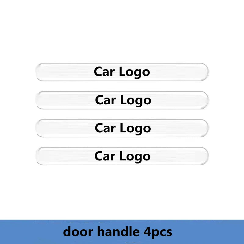 Car Door Handle Bowl Scratch Protector Universal Invisible Stickers Rearview Mirror Protection Strip For Car Accessories