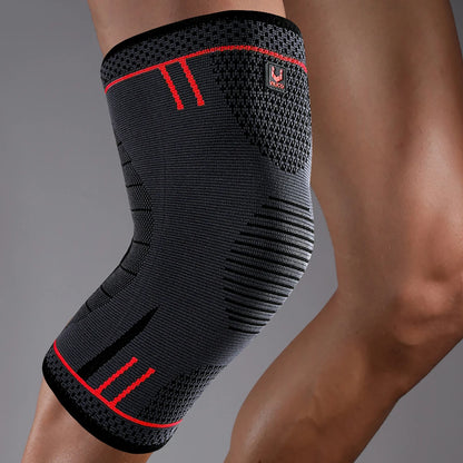 1 Pcs Compression Knee Support Sleeve Elastic Knee Pads Brace Springs Gym Sports Protector Basketball Hiking leg guards