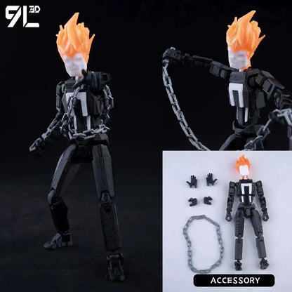 9L3D Superman Invincible Boy Batman Action Figure LUCKY13 Multi-Jointed Poseable T13 Titan13 Hero Model Dummy13 Collectible Toys