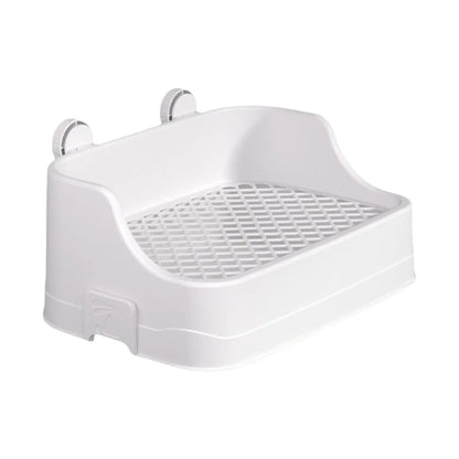 Large Capacity Rabbits Litter Box Rectangular Bunny Potty Corner for Guinea Pigs Chinchillas Small Pet Cleanging Tools