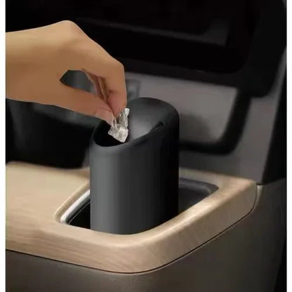 Car Garbage Can Car Trash Can Silicone Garbage Dust Case Holder Rubbish Bin Auto Organizer Storage Box Car Acessories Storage Bo