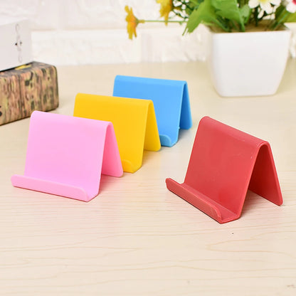 Mini Portable Kitchen Phone Holder Universal Movable Mini Lazy Bracket Fashion Convenience Cellphone Tablet Mount Plastic Stand